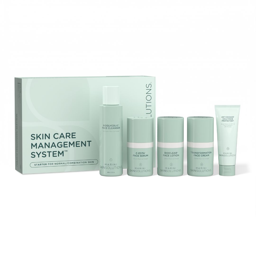 Marini SkinSolutions - STARTER Skin Care Managment System - Normal/Kombinert hud - Reisestørrelser