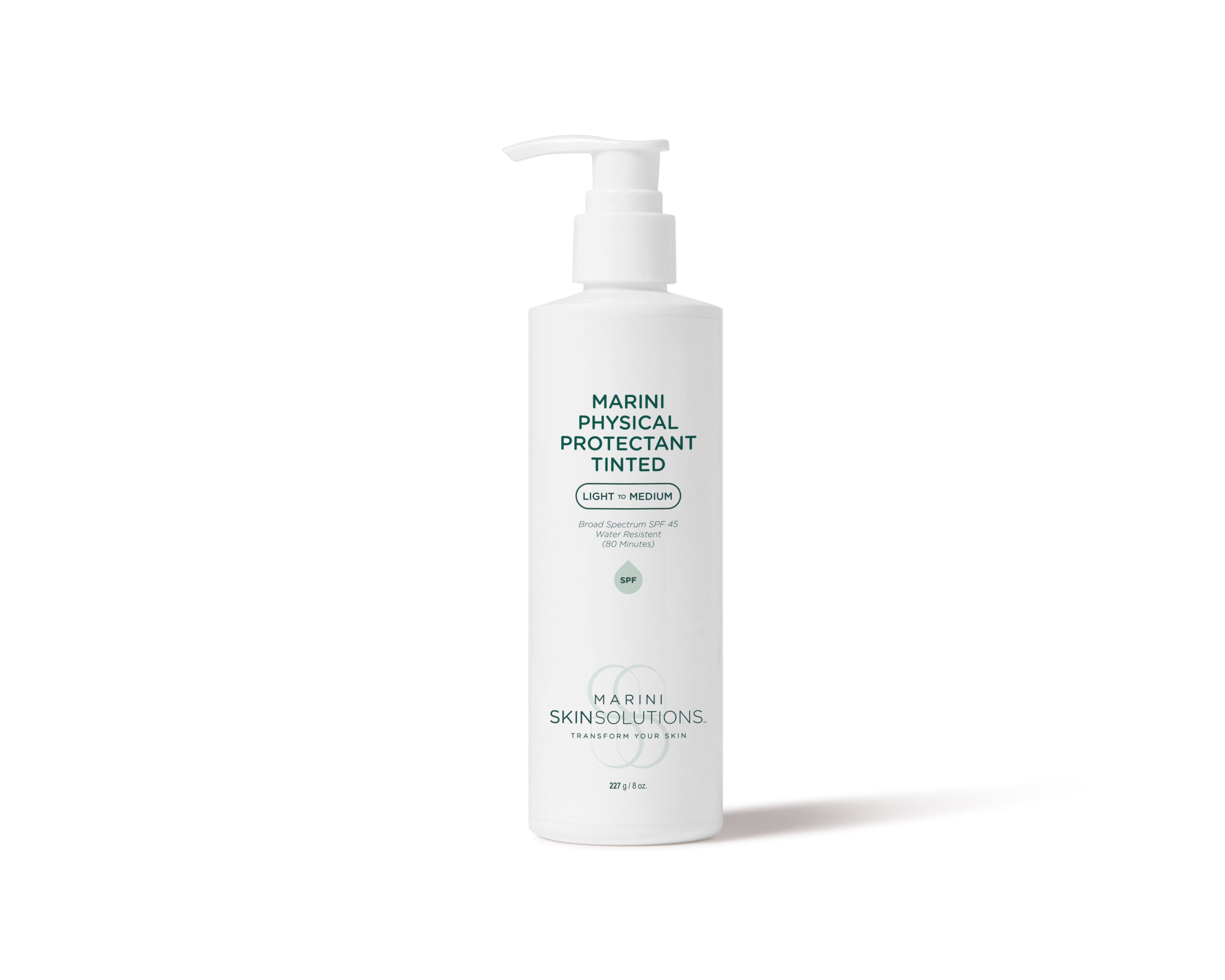 Marini Physical Protectant Tinted SPF 45 Light/Medium - Klinikk (240ml)