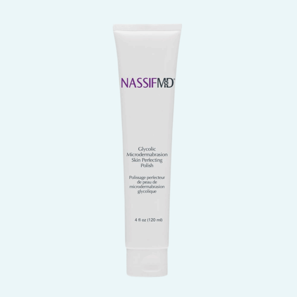 Kampanje – NassifMD Glycolic Microdermabrasion Polish (120ml) – Eske med 3 stk